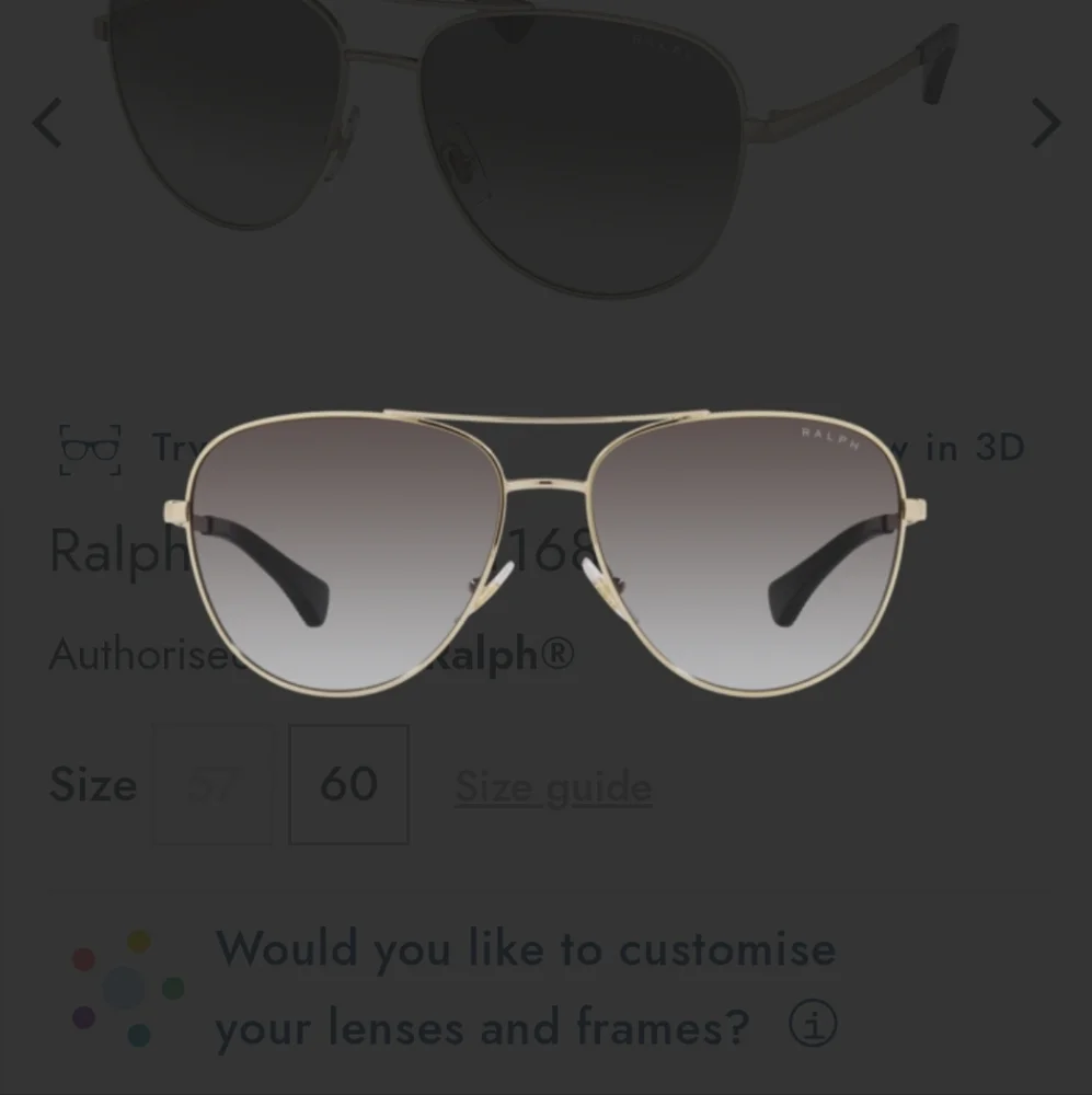 NWT Unisex Ralph Lauren RA4139 9116/8G Aviator Sunglasses